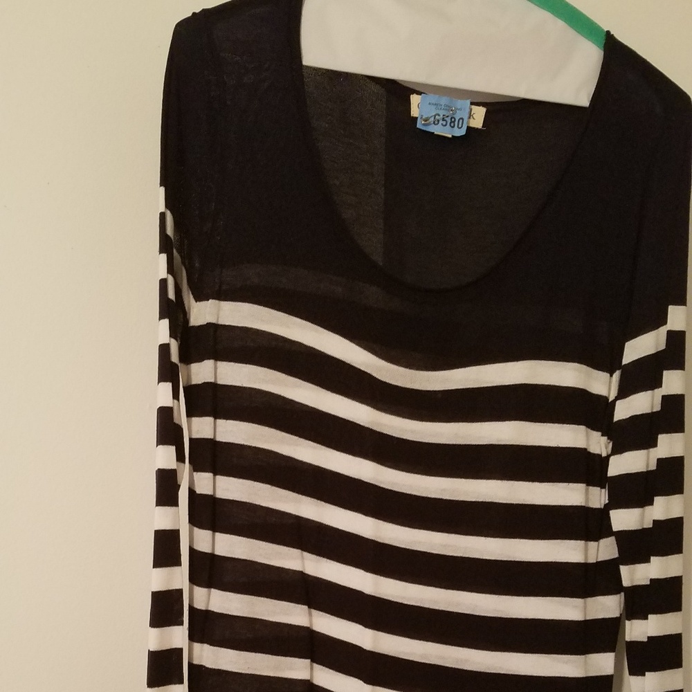 Olive and Oak Alvin Striped Long Sleeve Sweater